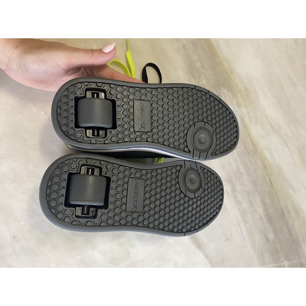 Heelys Kids Skate Shoes Sz 5 Propel 2.0 Gray Black Yellow new in box - Picture 5 of 6